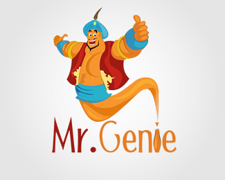 Genie Logo - Mr Genie Designed by byteandpixel | BrandCrowd
