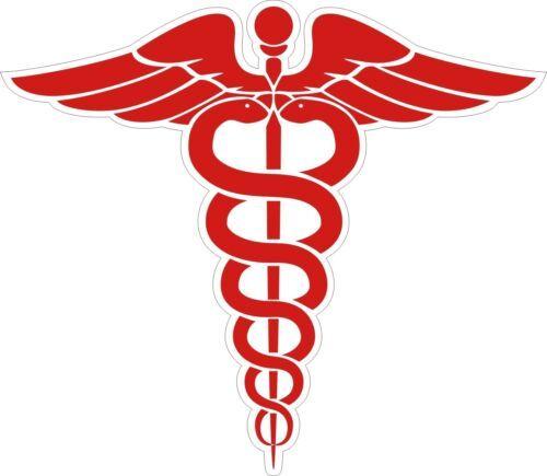 Caduceus Logo - Details about Medical (Caduceus) Logo Decals / Stickers