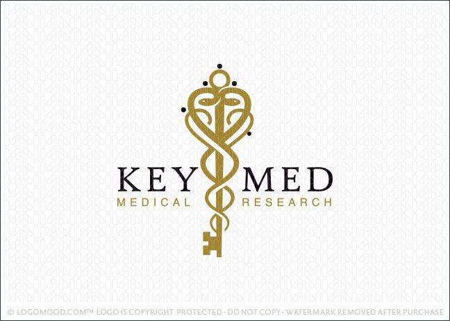 Caduceus Logo - Key Medical Caduceus | Readymade Logos for Sale