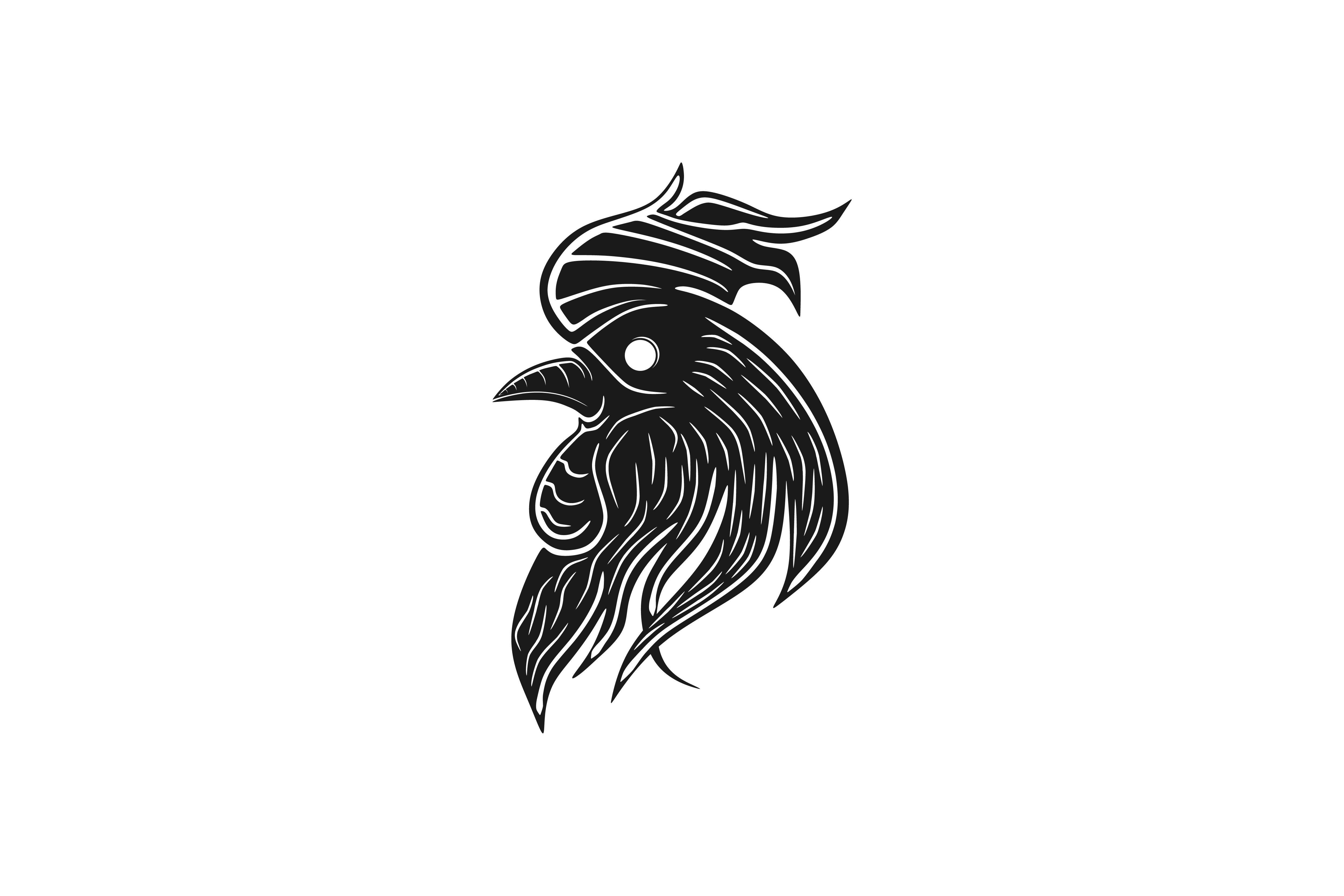 Rooster Logo - Head chicken rooster logo