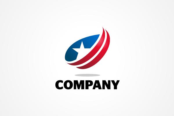 Stripes Logo - Free Logo: Stars and Stripes Logo