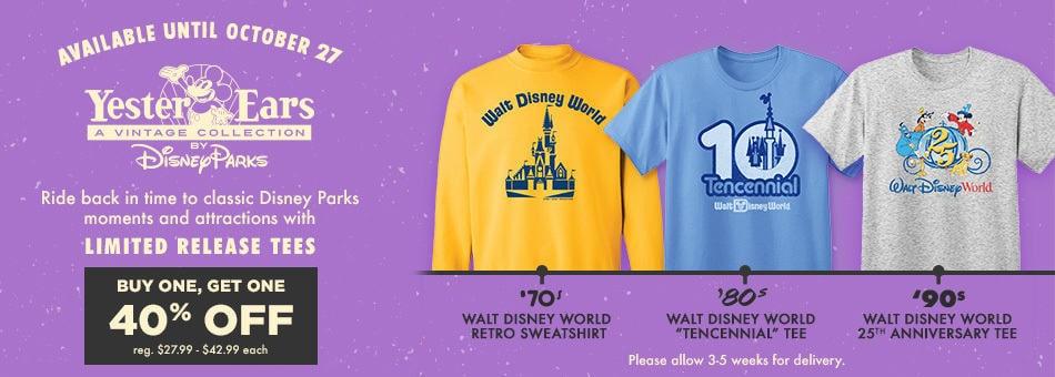 Disneystore.com Logo - New YesterEars Disney Parks Tees Now Available at DisneyStore.com ...