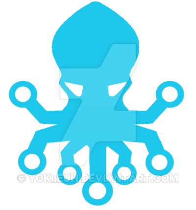 Squid Logo - Cyber Squid Logo by Yokiieuh on DeviantArt