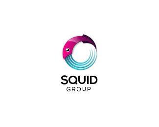 Squid Logo - Squid group Designed