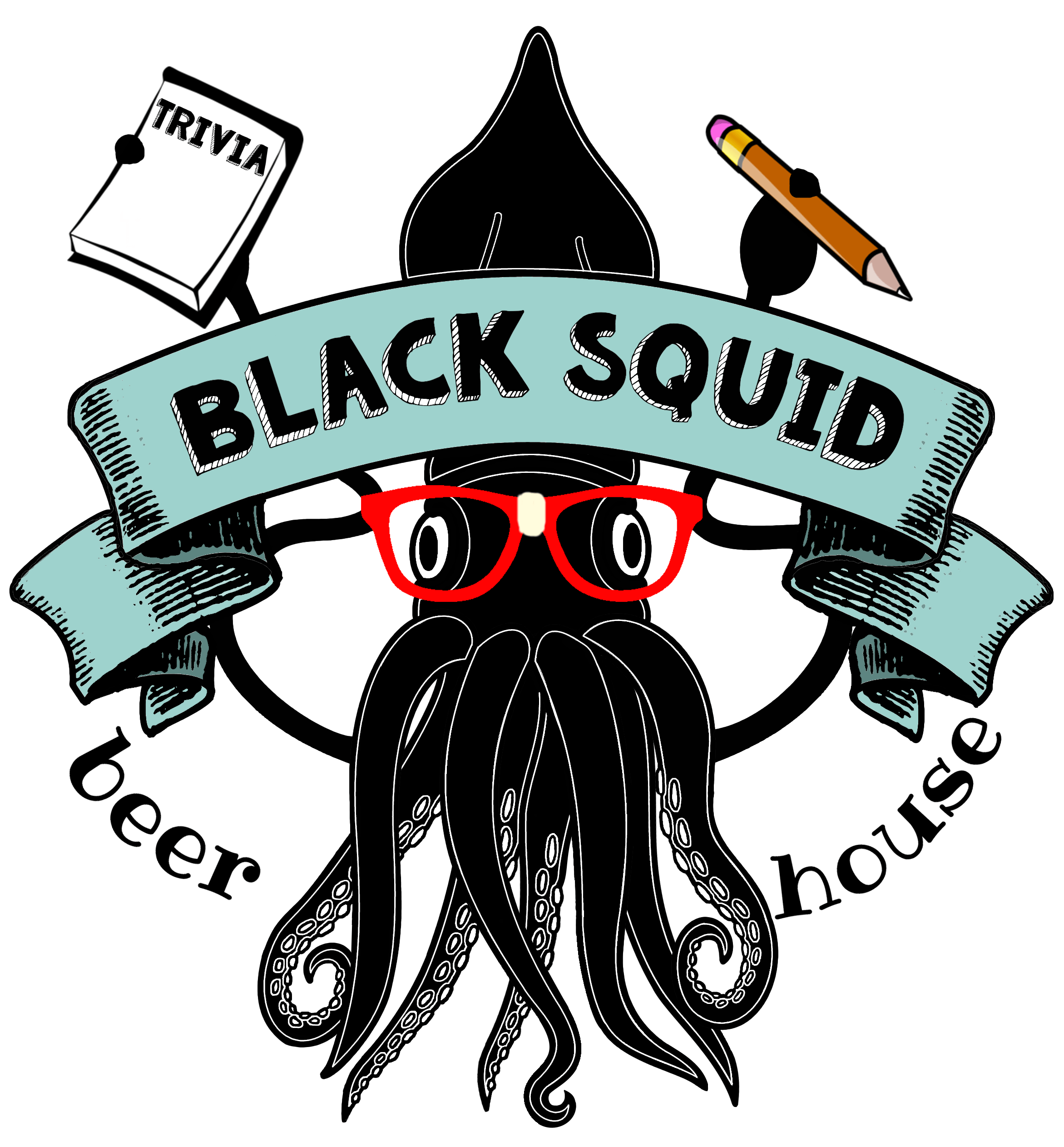 Squid Logo - Black Squid Beer House. Trivia Thursday!!