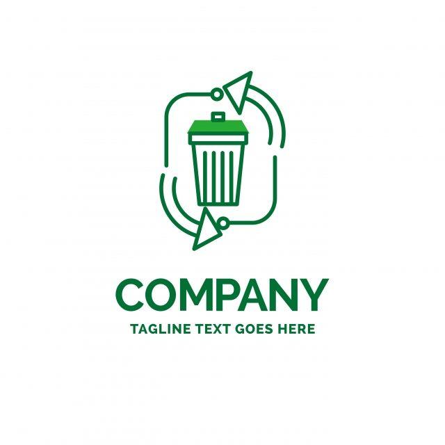 Garbage Logo - waste,disposal,garbage,management,recycle flat business logo ...