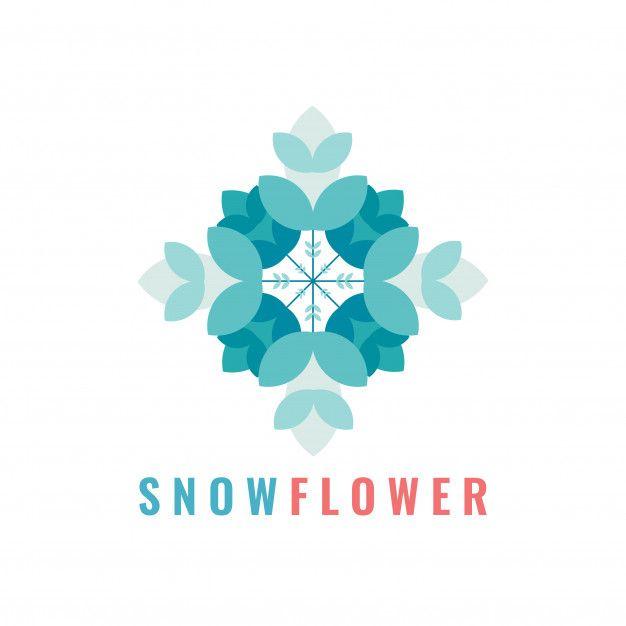 Snow Logo - Snow flower logo Vector