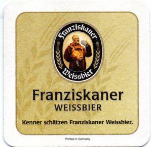 Franziskaner Logo - Beer Coaster: Franziskaner (Spaten-Franziskaner-Bräu GmbH, Germany ...