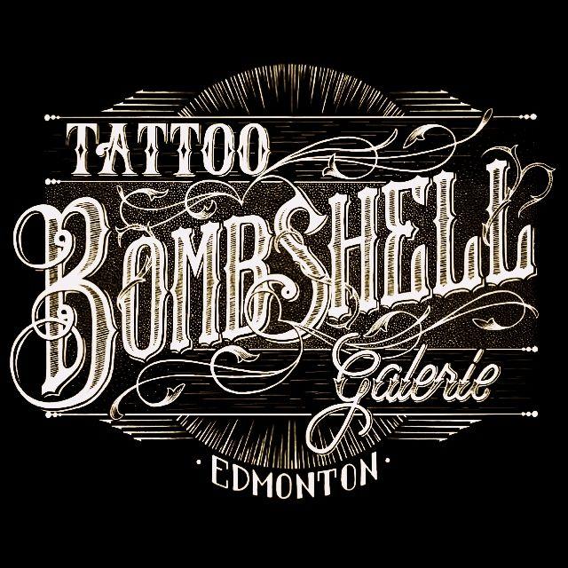 Bombshell Logo - Bombshell tattoo new studio logo, by the amazing Stephan a… | Flickr