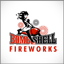 Bombshell Logo - Logo Design for Bombshell Fireworks