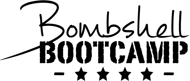 Bombshell Logo - bombshell-logo-with-stars-black – Bombshell Bootcamp