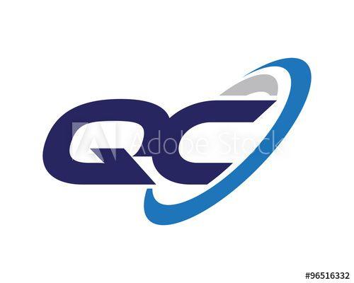 QC Logo - QC Letter Swoosh Company Logo - Buy this stock vector and explore ...