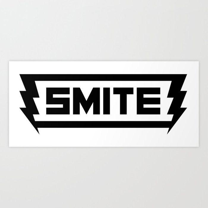 Smite Logo - Smite - Logo artwork Art Print by casimort