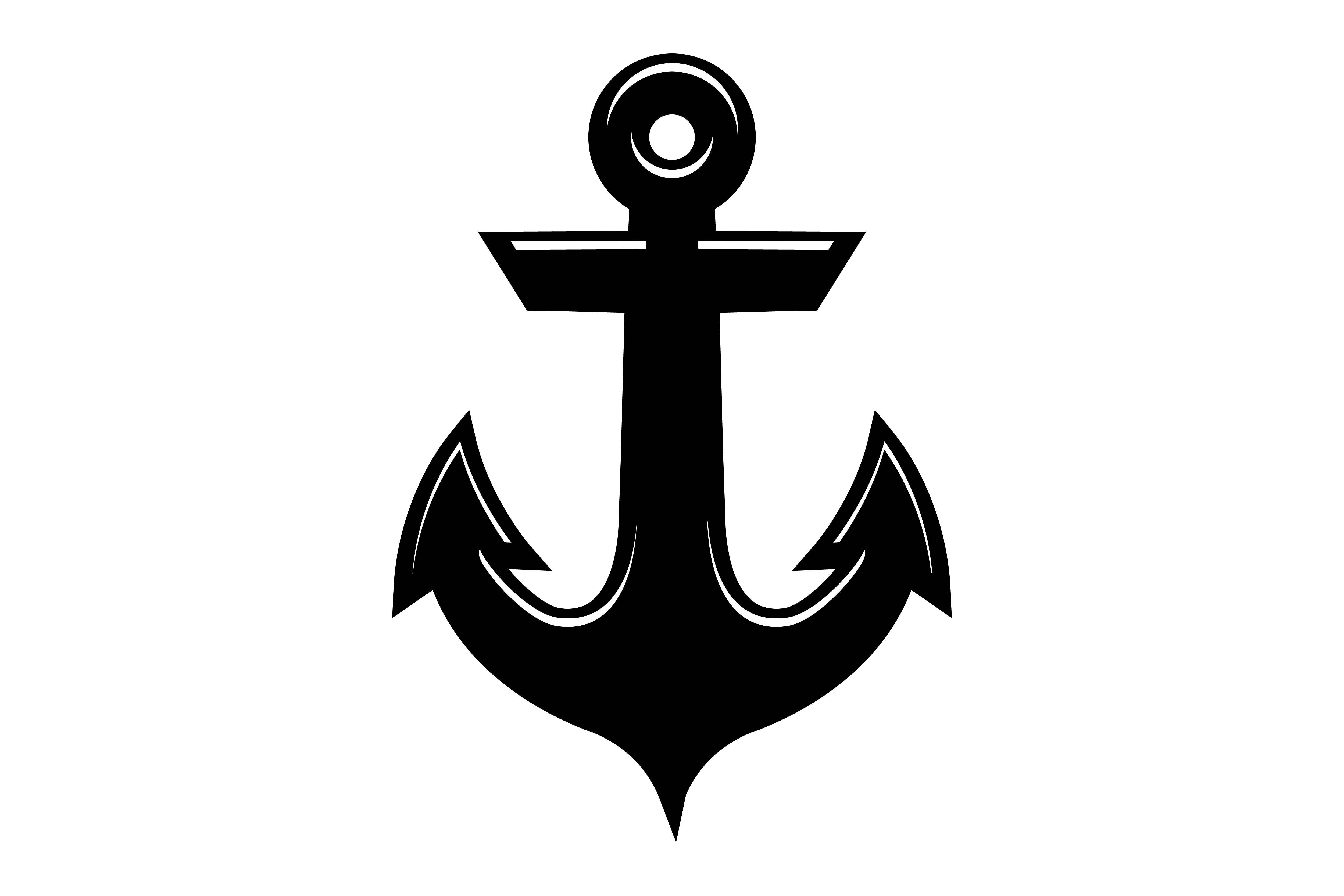 Maritime Logo - Anchor icon Nautical maritime sea ocean boat logo