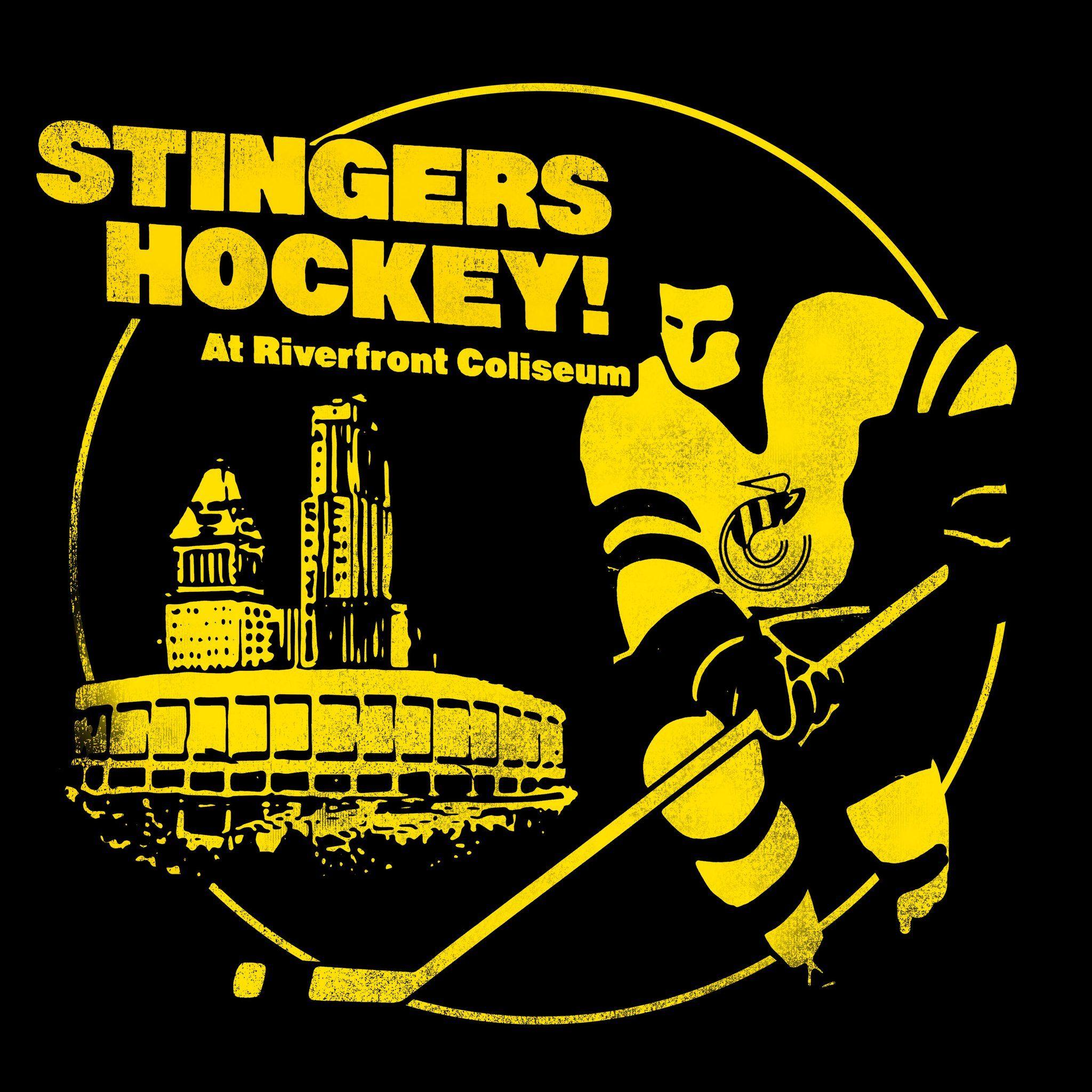 Stingers Logo - Stingers Hockey Gold Logo