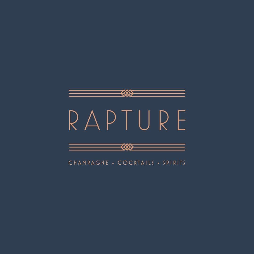 1920s Logo - Rapture speakeasy logo. 1920's inspired. Typeface is Mostra Nuova