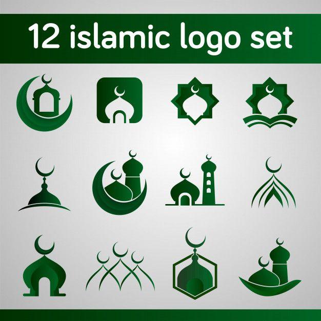 Islam Logo - Islamic logo set with mosque shape and modern concept Vector ...