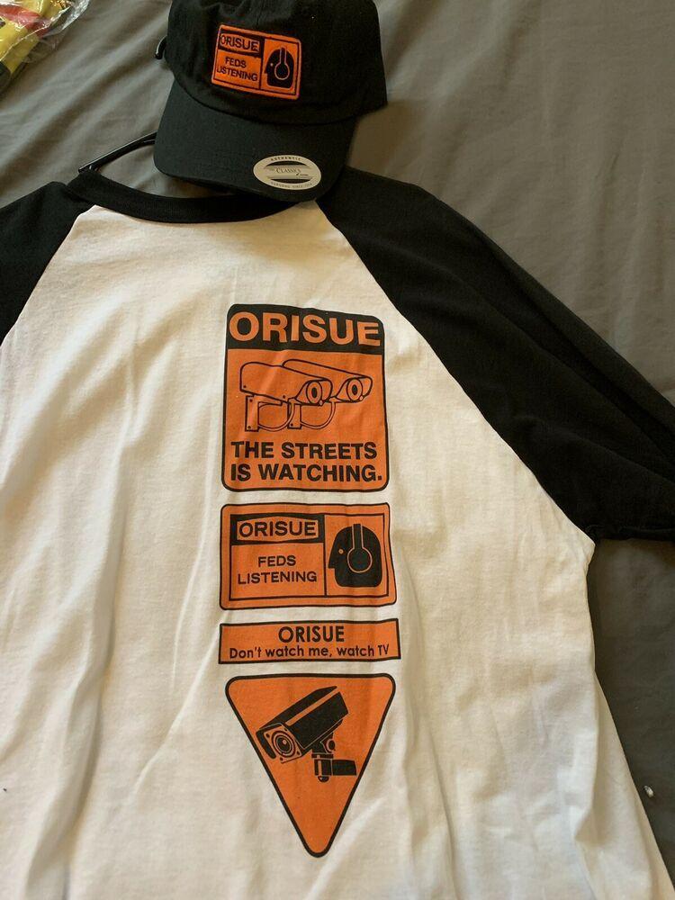 Orisue Logo - Orisue Streets Is Watching Shirt/Hat Bundle | eBay