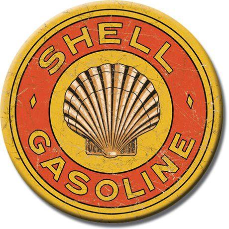1920s Logo - Shell Gasoline 1920s Logo Magnet