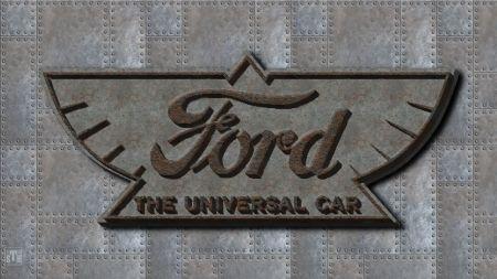 1920s Logo - 1920s Ford rusty Ford Logo & Cars Background Wallpaper