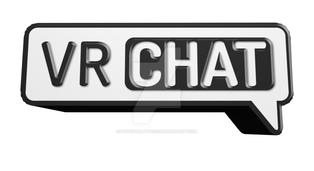VRChat Logo - VR Chat - Logo 05 - 3D 02 - png by ItsTotallyToxic on DeviantArt