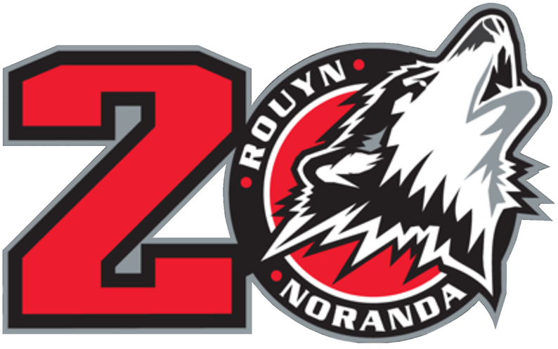 Rouyn Logo - Rouyn-Noranda Huskies Anniversary Logo - Quebec Major Jr Hockey ...