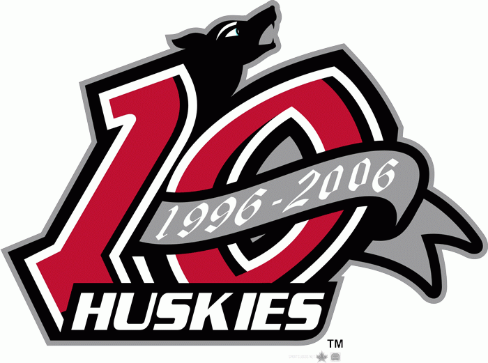 Rouyn Logo - Rouyn-Noranda Huskies Anniversary Logo - Quebec Major Jr Hockey ...