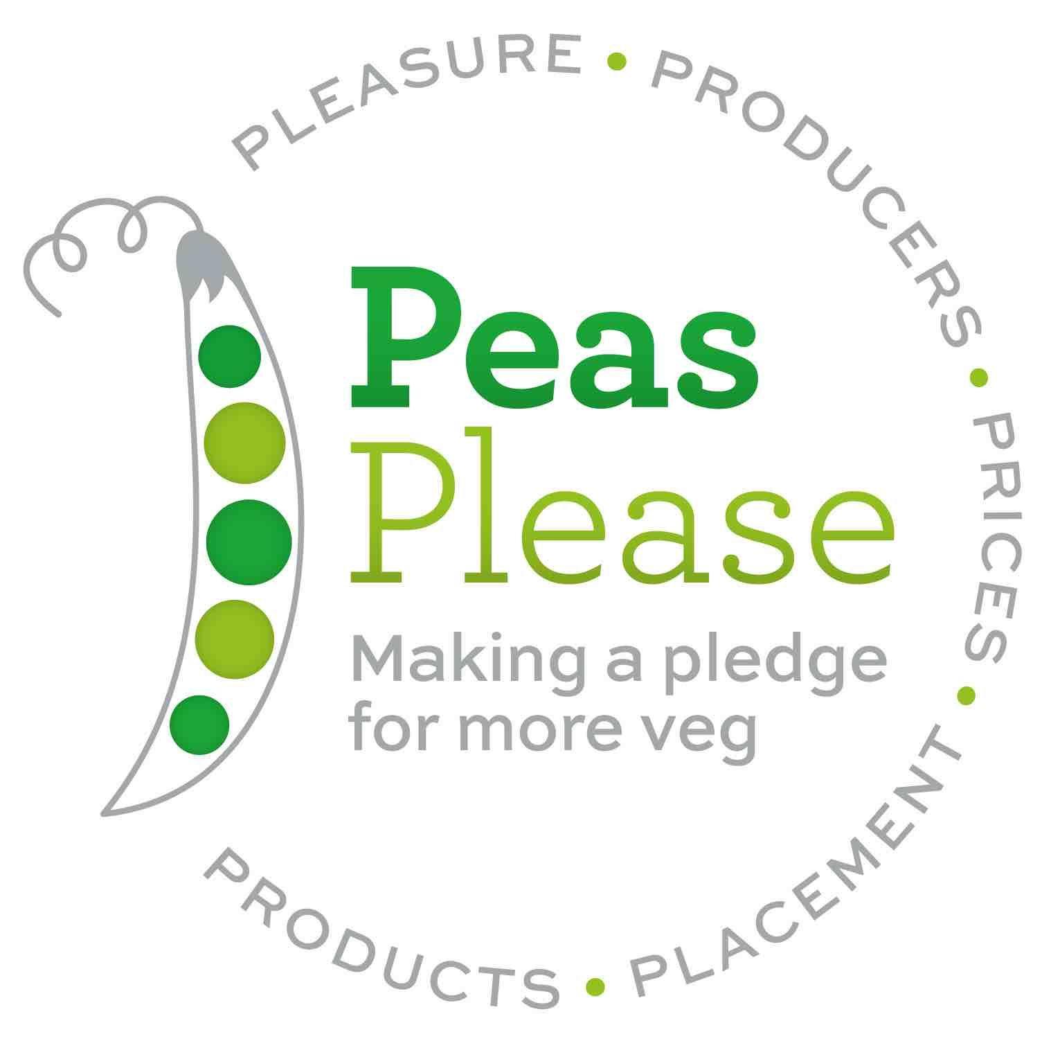 Peas Logo - Peas Please logo - Nourish Scotland
