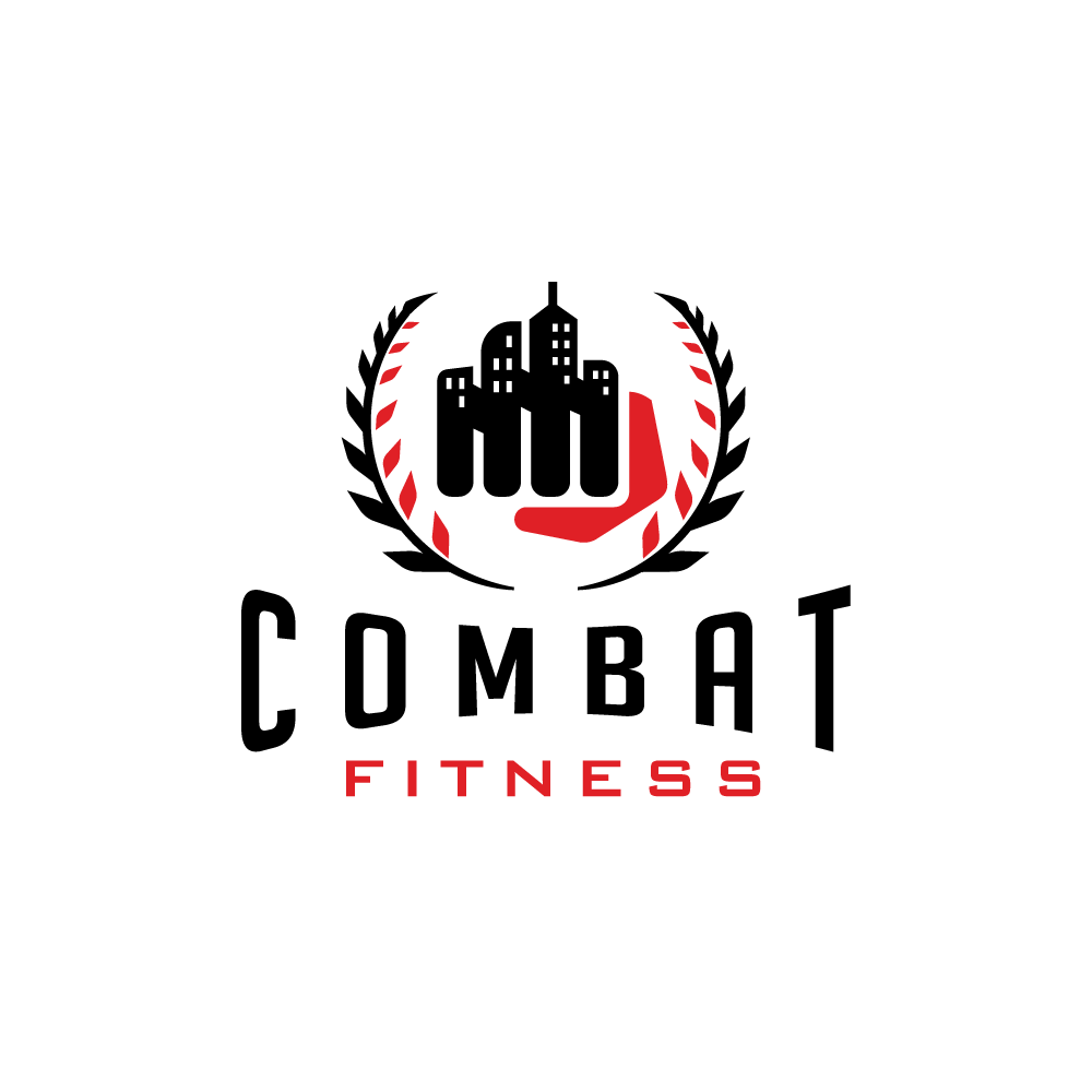 Combat Logo - Combat Fitness—Fist City Skyline Logo Design