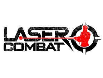 Combat Logo - Laser Combat logo design
