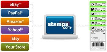 Stamps.com Logo - Stamps.com Shipping, Order Fulfillment Shipping Label