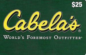 Cabela's Logo - Gift Card: Logo Green $25 (Cabela's, United States of America ...