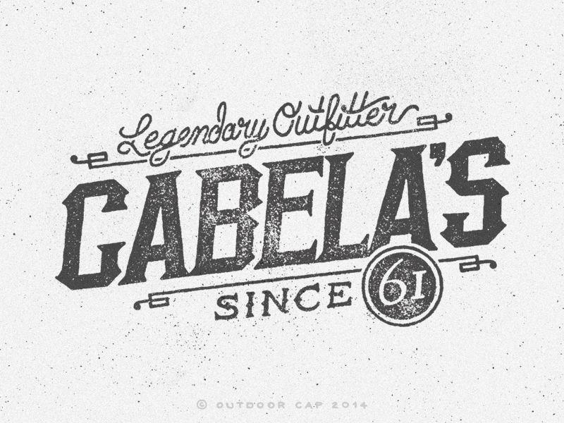 Cabela's Logo - CABELA'S LEGENDARY OUTFITTER | GRAPHIC DESIGN // TYPOGRAPHY ...