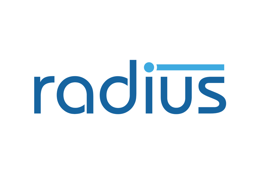 Radius Logo - LogoDix