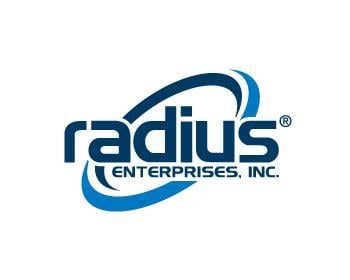 Radius Logo - Logo design entry number 58 by scave. Radius Enterprises, Inc logo