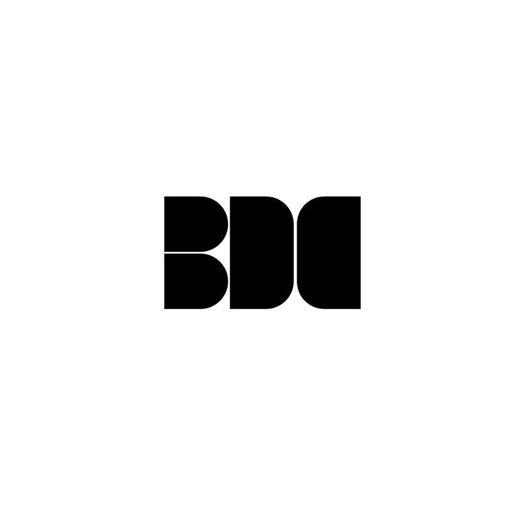 BDC Logo - A little more 'BDC' branding. #sillouette #uppercase #font #shape ...