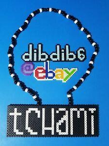 Tchami Logo - Details about Tchami perler art necklace rave melty edm edc sprite hama plur