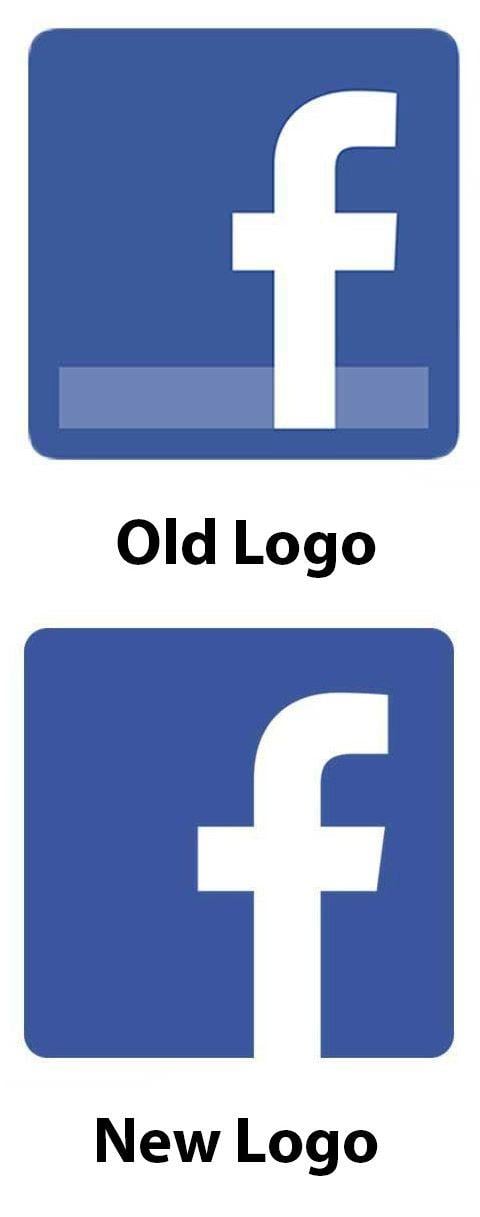 Old Facebook Logo - New Facebook Logo Made Official | Social Media | Pinterest ...
