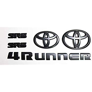 Blackout Logo - Amazon.com: Genuine Toyota 4Runner Blackout Emblem Overlay Set PT948 ...
