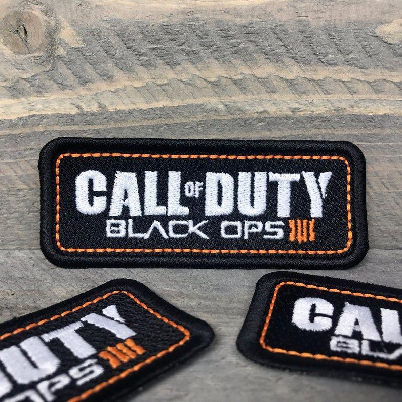 Blackout Logo - Call of Duty Patch, Logo, Black Ops BlackOut, Embroidered Patch, Iron on Patch, Patches, COD, BlackOps