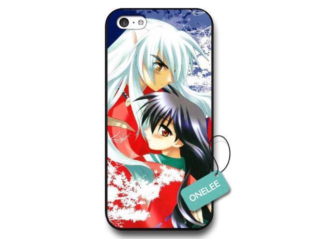 Inuyasha Logo - iPhone 5C Case, Onelee [Scratch Resistant] Japanese Anime Series Inuyasha  Logo iPhone 5C Case, Black Hard Plastic Case for iPhone 5C - Newegg.com