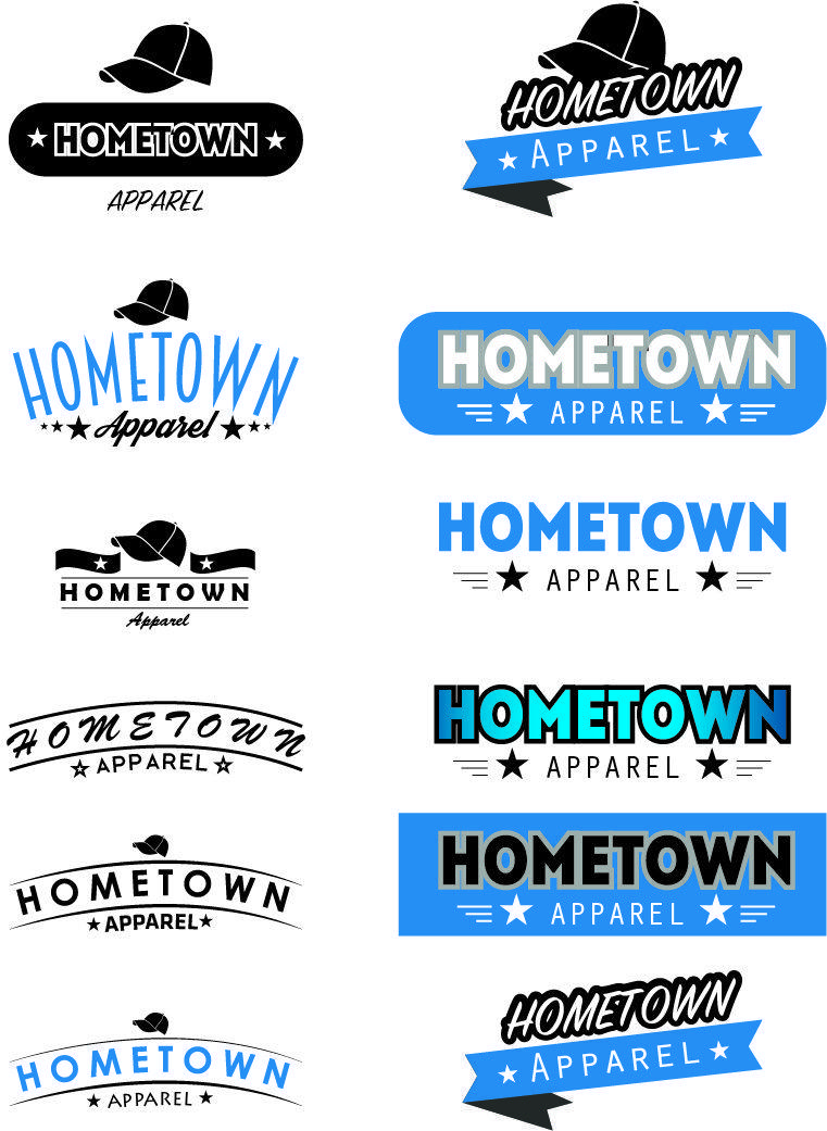 Hometown Logo - Entry #709 by stuartnsingwire for Hometown Apparel logo design ...