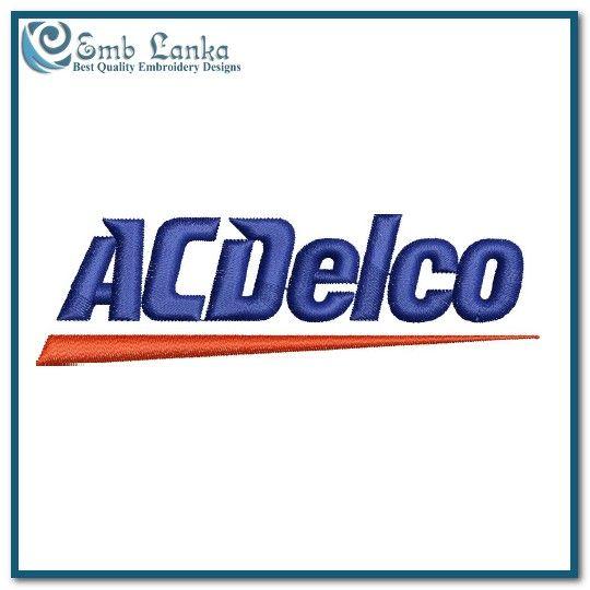 ACDelco Logo - ACDelco Logo Embroidery Design