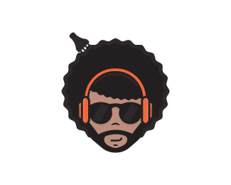 Afro Logo - Afro Boy Designed by Superbman | BrandCrowd