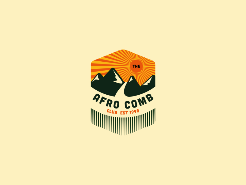 Afro Logo - The Afro Comb Club Logo by Abo Akin | Dribbble | Dribbble