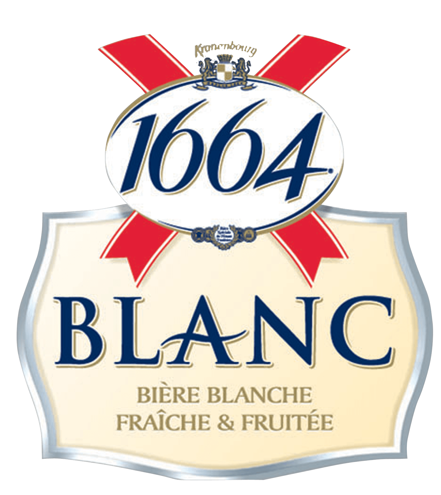 Kronenbourg Logo - Kronenbourg 1664 Blanc – Louis Glunz Beer Inc.