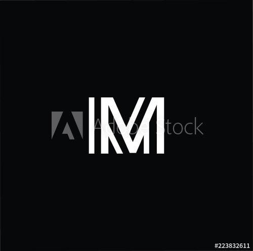 Mmm Logo - Initial White letter M MM MMM Logo Design with black Background ...