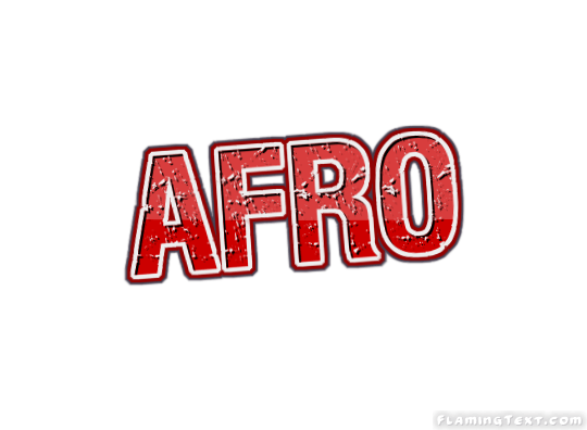 Afro Logo - Afro Logo | Free Name Design Tool from Flaming Text