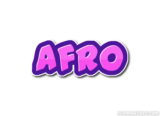 Afro Logo - Afro Logo | Free Name Design Tool from Flaming Text