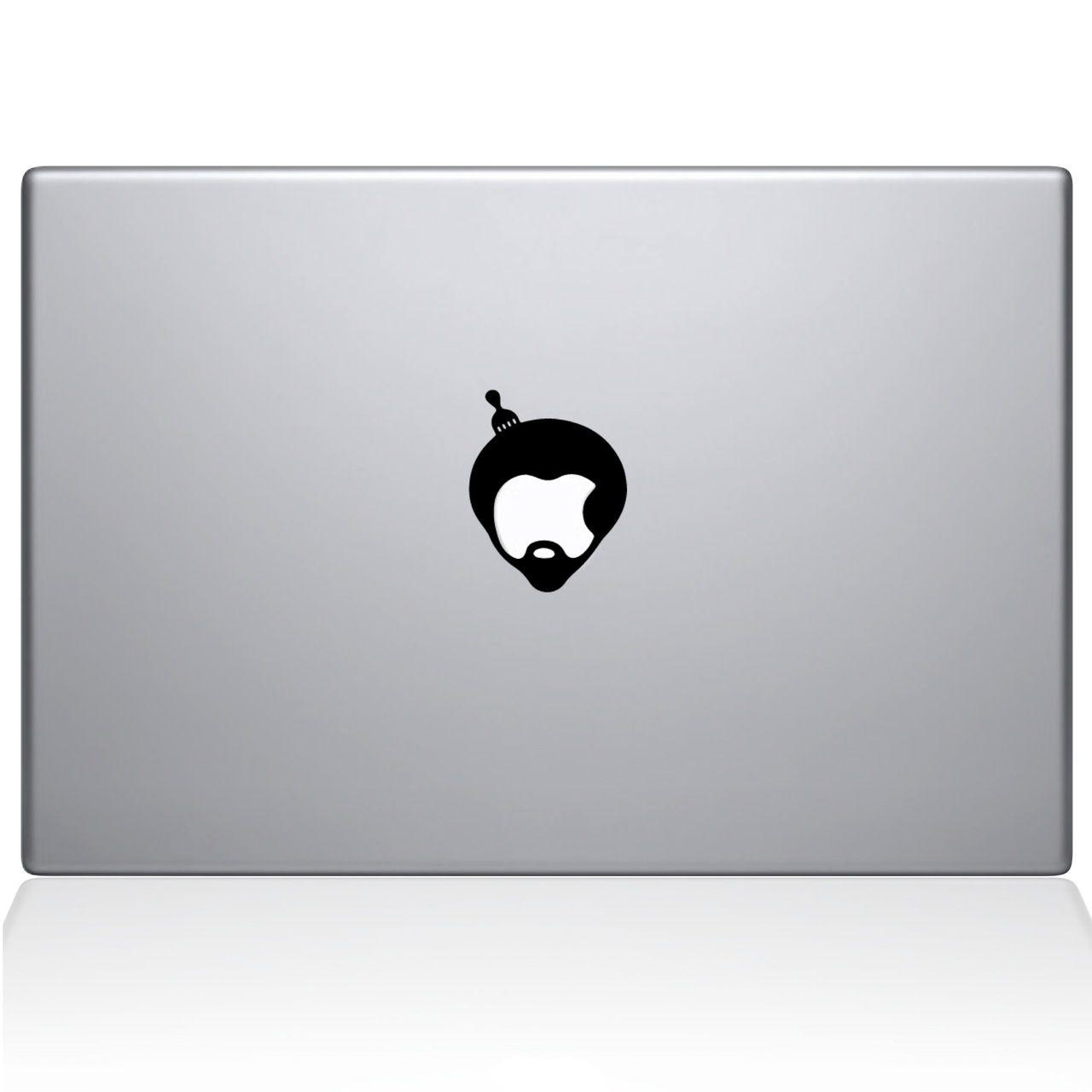 Afro Logo - Afro apple logo Macbook Decal